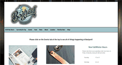 Desktop Screenshot of boatyardbrewing.com